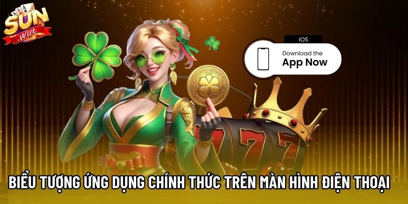 Biểu tượng ứng dụng chính thức trên màn hình điện thoại